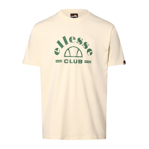 ellesse Koszulka męska - klubowa Mężczyźni Bawełna piaskowy nadruk ze sklepu vangraaf w kategorii T-shirty męskie - zdjęcie 170049207