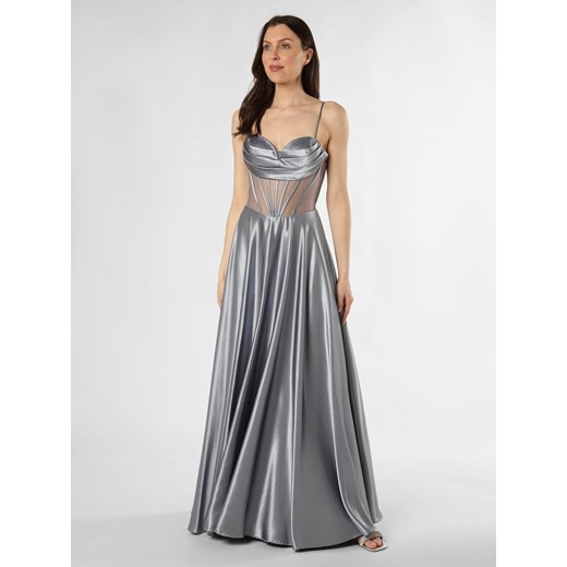 Hey Kyla Damska sukienka wieczorowa Kobiety light stone jednolity ze sklepu vangraaf w kategorii Sukienki - zdjęcie 170049289