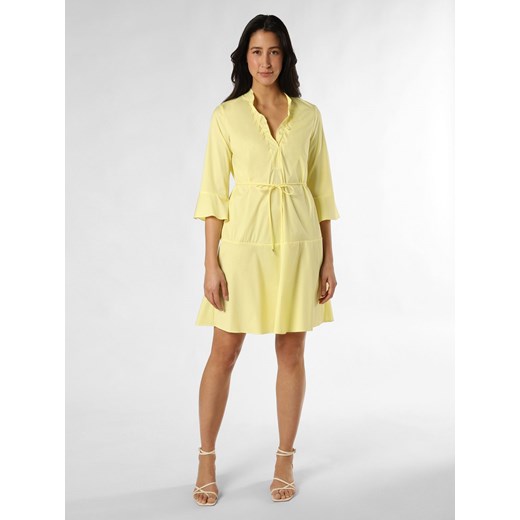 Marc Cain Sukienka damska Kobiety cytrynowy jednolity ze sklepu vangraaf w kategorii Sukienki - zdjęcie 170049296
