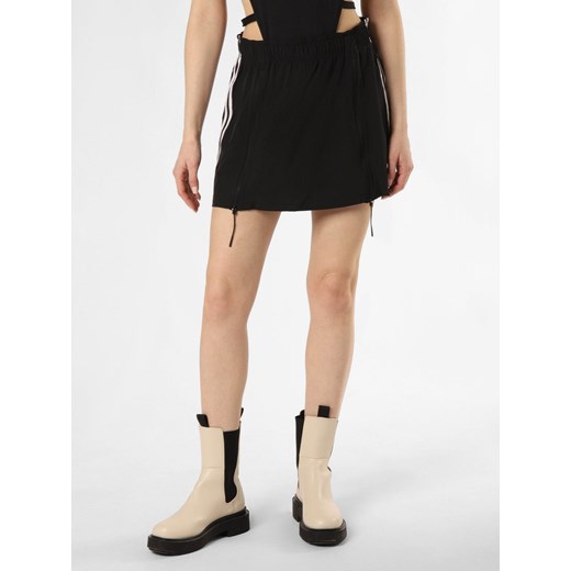 adidas Sportswear Spódnica damska z szortami Kobiety czarny jednolity ze sklepu vangraaf w kategorii Spódnice - zdjęcie 170049328