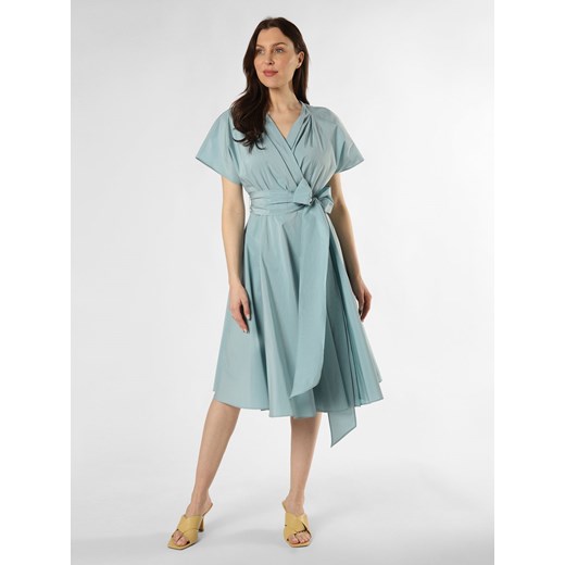 Weekend Max Mara Sukienka damska - Giambo Kobiety cyjan jednolity ze sklepu vangraaf w kategorii Sukienki - zdjęcie 170049356