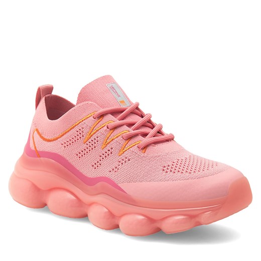 Buty sportowe damskie Sprandi sneakersy różowe sznurowane płaskie na wiosnę