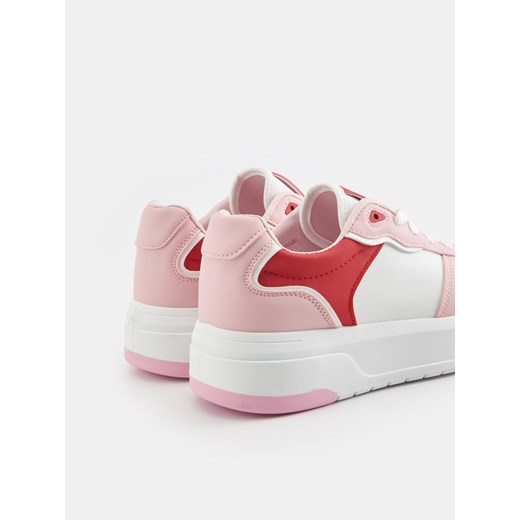 Buty sportowe damskie Sinsay sneakersy różowe 