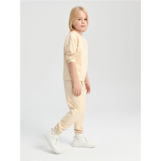 Sinsay - Komplet: bluza i spodnie - kremowy ze sklepu Sinsay w kategorii Dresy chłopięce - zdjęcie 170053599