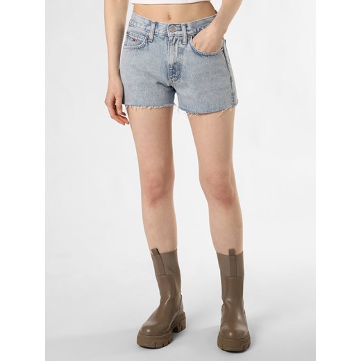 Tommy Jeans Damskie szorty dżinsowe Kobiety Bawełna light stone jednolity ze sklepu vangraaf w kategorii Szorty - zdjęcie 170055997