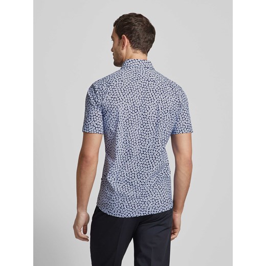 Koszula casualowa o kroju slim fit ze wzorem na całej powierzchni model ‘Roan’ L Peek&Cloppenburg 