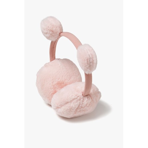 Nauszniki zimowe z uszami - różowe ze sklepu 5.10.15 w kategorii Nauszniki damskie - zdjęcie 170057046