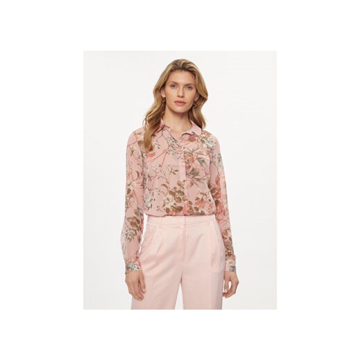 Guess Koszula Clouis W3GH97 WDW82 Różowy Regular Fit ze sklepu MODIVO w kategorii Koszule damskie - zdjęcie 170057415