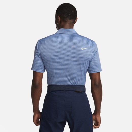 Niebieski t-shirt męski Nike z krótkim rękawem 