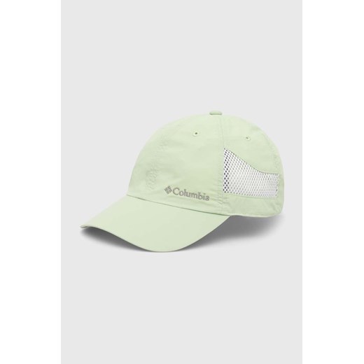 Columbia czapka z daszkiem Tech Shade kolor zielony 1539331 ze sklepu PRM w kategorii Czapki z daszkiem męskie - zdjęcie 170064787