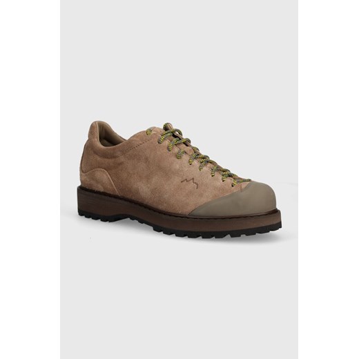 Diemme buty zamszowe Ampezzo męskie kolor brązowy DI24SPAMM-F01S008TAU ze sklepu PRM w kategorii Półbuty męskie - zdjęcie 170064936