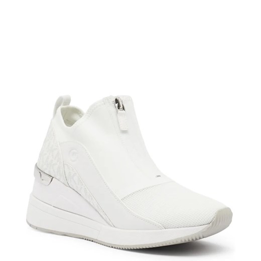 Buty sportowe damskie białe Michael Kors sneakersy z tworzywa sztucznego bez zapięcia 