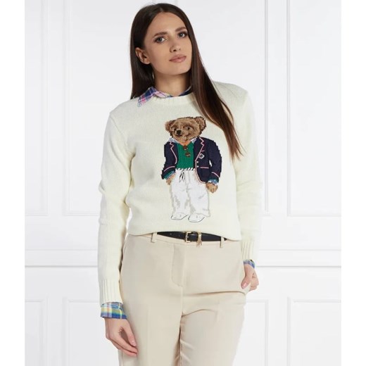 Sweter damski Polo Ralph Lauren z nadrukami na wiosnę 