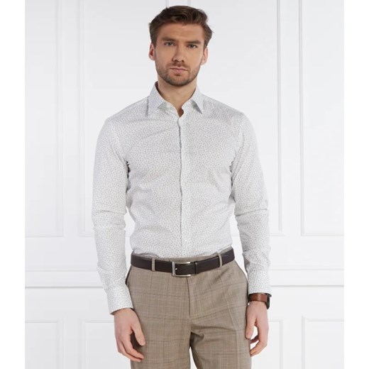BOSS BLACK Koszula H-HANK-kent-C1-214 | Slim Fit | stretch 41 okazja Gomez Fashion Store