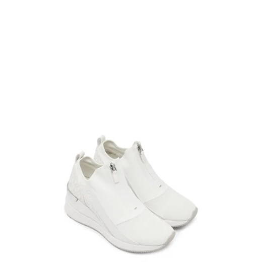 Buty sportowe damskie białe Michael Kors sneakersy bez zapięcia na wiosnę z tworzywa sztucznego 