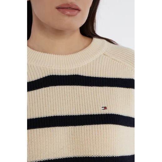 Sweter damski Tommy Hilfiger z okrągłym dekoltem