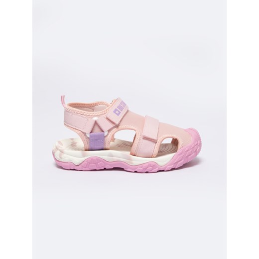Sandały dziewczęce zapinane na rzepy różowe NN374234 601 ze sklepu Big Star w kategorii Sandały dziecięce - zdjęcie 170067447
