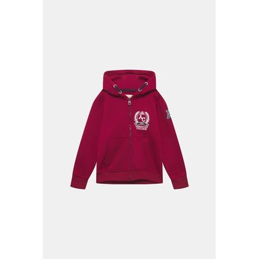 AMERICAN COLLEGE Bluza z kapturem - Bordowy - Chłopiec - 116 CM(116CM) American College 164 CM(164CM) Halfprice