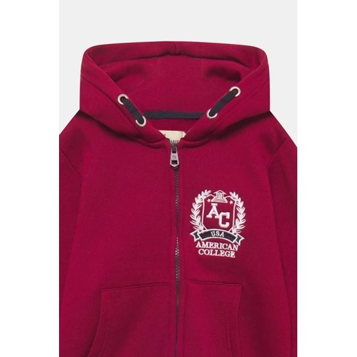 AMERICAN COLLEGE Bluza z kapturem - Bordowy - Chłopiec - 116 CM(116CM) American College 152 CM(152CM) Halfprice
