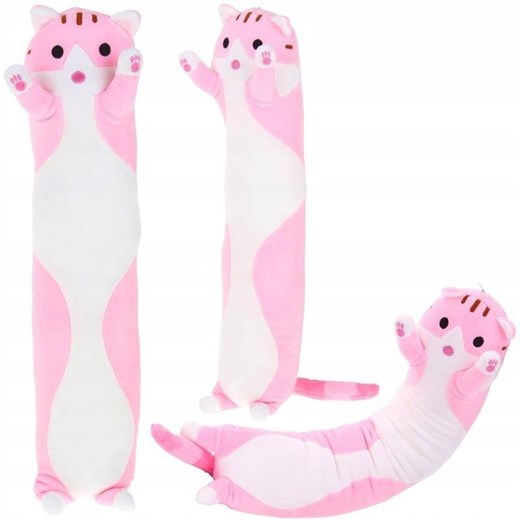 Kot wałek różowy 50cm ze sklepu JK-Collection w kategorii Zabawki - zdjęcie 170070476