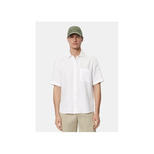 Marc O'Polo Koszula M23 7428 41002 Biały Regular Fit ze sklepu MODIVO w kategorii Koszule męskie - zdjęcie 170072185