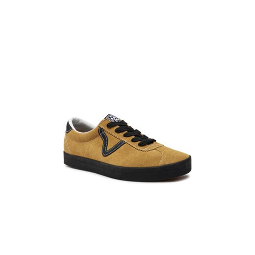 Vans trampki męskie brązowe tkaninowe sportowe wiązane