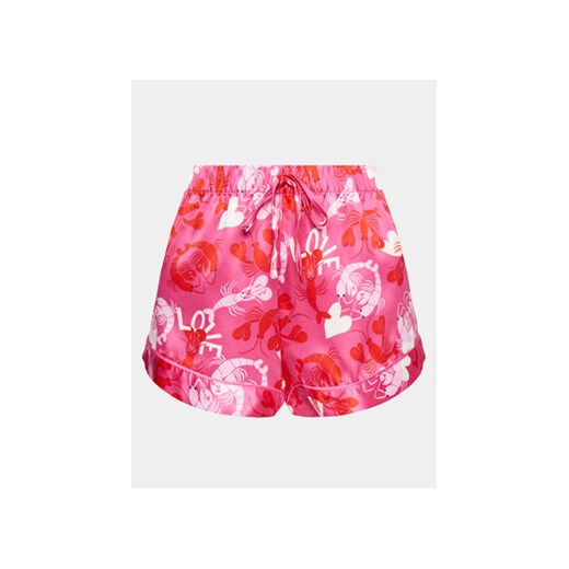 Hunkemöller Szorty piżamowe Peppers 205084 Różowy Relaxed Fit ze sklepu MODIVO w kategorii Piżamy damskie - zdjęcie 170073689