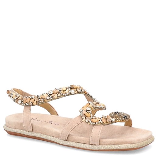 Eleganckie hiszpańskie sandały - ALMA EN PENA V23389 BEŻOWE ze sklepu Tymoteo.pl - sklep obuwniczy w kategorii Sandały damskie - zdjęcie 170075246