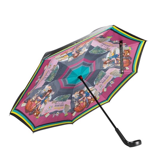 Duży parasol damski - NICOLE LEE UMB6701-JOS JOURNEY OF STEPHANIE ze sklepu Tymoteo.pl - sklep obuwniczy w kategorii Parasole - zdjęcie 170075495