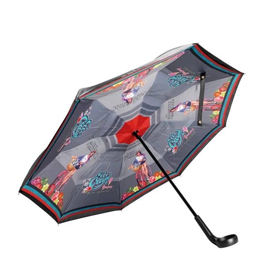 Duży parasol damski - NICOLE LEE UMB6701-CSM COZY STREET MILAN ze sklepu Tymoteo.pl - sklep obuwniczy w kategorii Parasole - zdjęcie 170083129