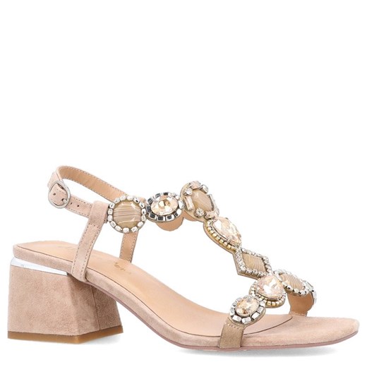 Eleganckie hiszpańskie sandały - ALMA EN PENA V23306 BEŻOWE ze sklepu Tymoteo.pl - sklep obuwniczy w kategorii Sandały damskie - zdjęcie 170085536