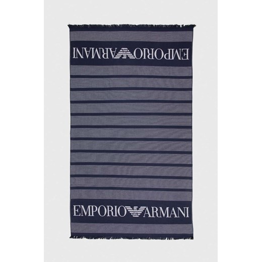Emporio Armani Underwear ręcznik kolor granatowy ze sklepu ANSWEAR.com w kategorii Ręczniki - zdjęcie 170093766