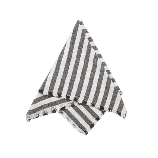 H & M - Serwetka Gabi 4 Szt. - Brązowy ze sklepu H&M w kategorii Tekstylia kuchenne - zdjęcie 170103808