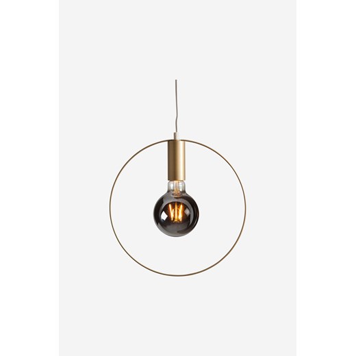 H & M - Owalny Uchwyt Na Lampę Shape Ze Źródłem Światła - Złoty ze sklepu H&M w kategorii Zawieszki - zdjęcie 170103917