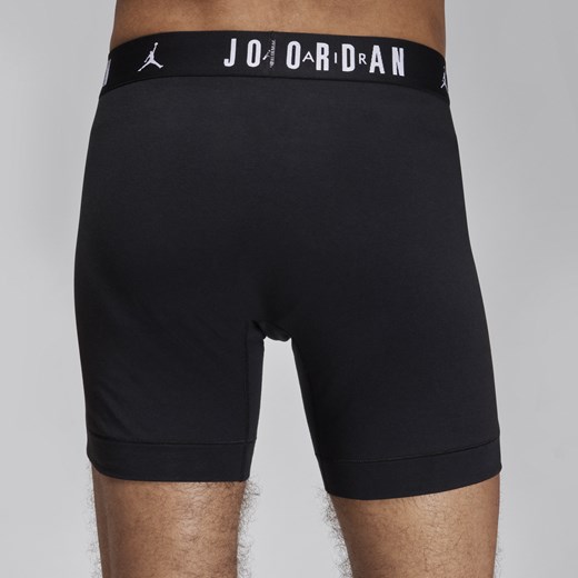 Bokserki męskie Jordan Flight Cotton (3 pary) - Czerwony Jordan XL Nike poland