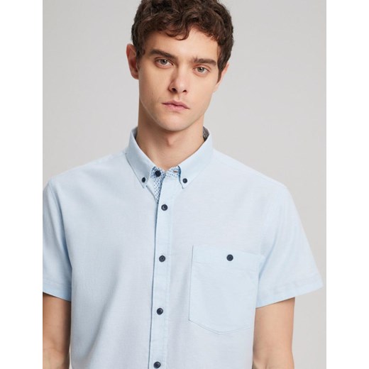 Koszula męska Diverse casual z krótkim rękawem 