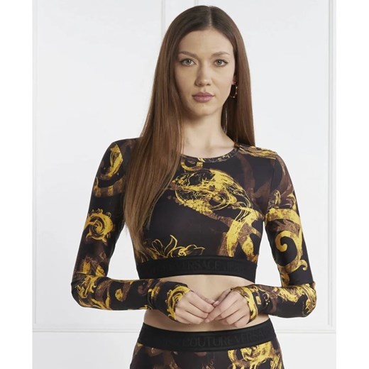 Versace Jeans Couture Bluzka | Cropped Fit 40 okazja Gomez Fashion Store