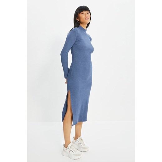 trendyol Sukienka w kolorze niebieskim ze sklepu Limango Polska w kategorii Sukienki - zdjęcie 170112349