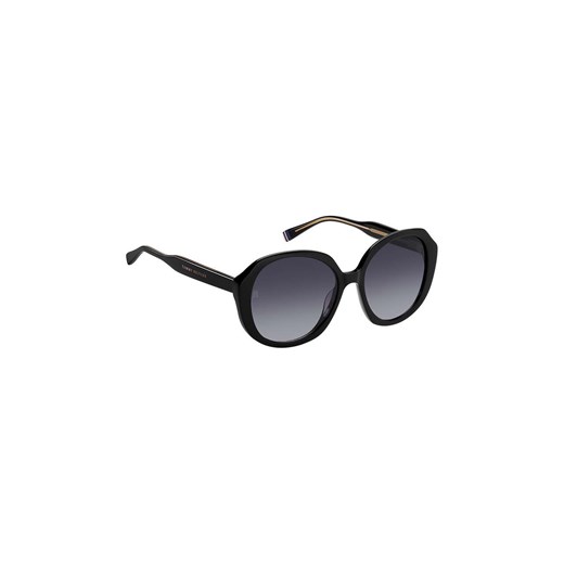 Tommy Hilfiger okulary przeciwsłoneczne damskie kolor czarny Tommy Hilfiger 54 ANSWEAR.com
