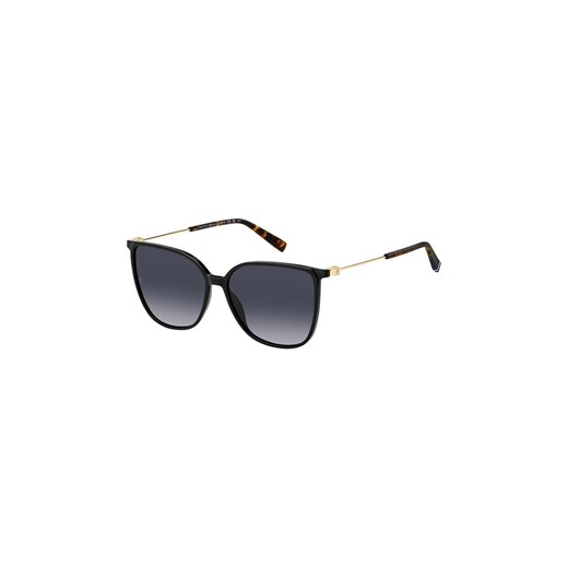 Tommy Hilfiger okulary przeciwsłoneczne damskie kolor czarny Tommy Hilfiger 57 ANSWEAR.com