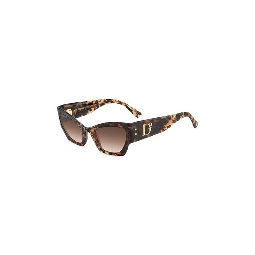 DSQUARED2 okulary przeciwsłoneczne damskie kolor brązowy D2 0132/S ze sklepu ANSWEAR.com w kategorii Okulary przeciwsłoneczne damskie - zdjęcie 170112978