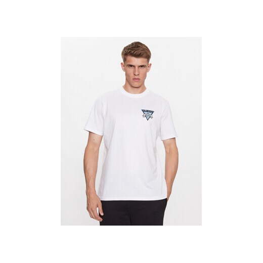 Guess T-Shirt Z3BI06 I3Z14 Biały Regular Fit ze sklepu MODIVO w kategorii T-shirty męskie - zdjęcie 170116286