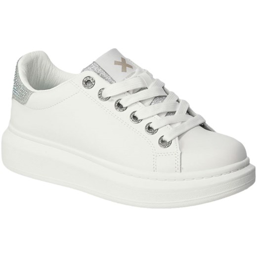 Sneakersy Xti 142816 Blanco Białe ze sklepu EuroButy.com.pl w kategorii Trampki damskie - zdjęcie 170116499