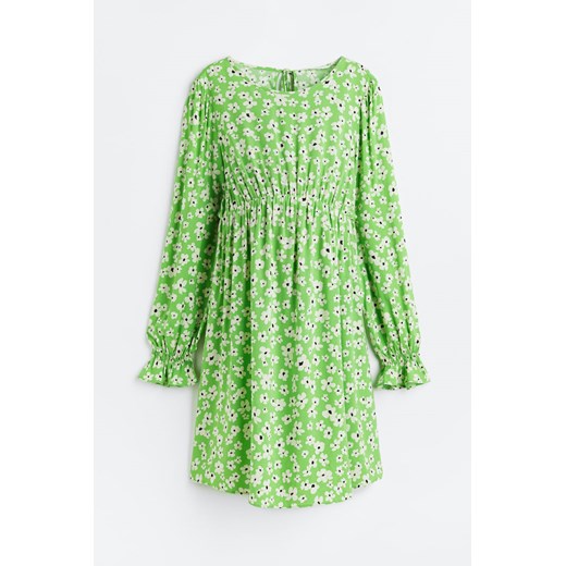 H & M - MAMA Sukienka z wiązanym detalem - Zielony ze sklepu H&M w kategorii Sukienki ciążowe - zdjęcie 170117378