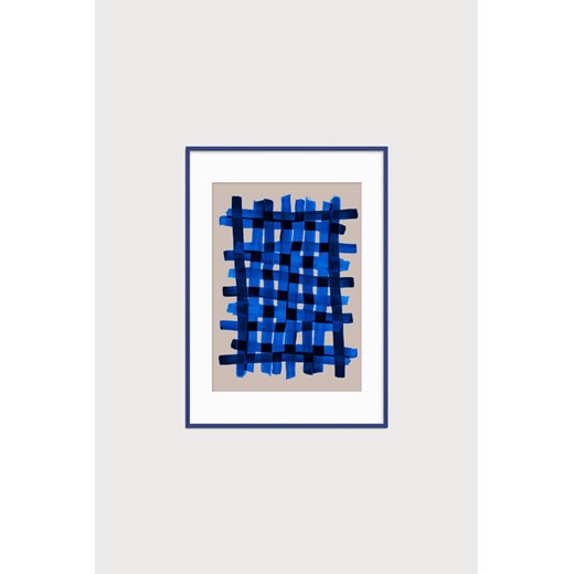H & M - Mareike Bohmer - The Grid 5 (framed) - Niebieski ze sklepu H&M w kategorii Obrazy - zdjęcie 170117465