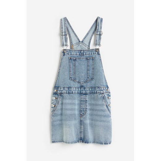 H & M - Dżinsowa spódnica na szelkach - Niebieski ze sklepu H&M w kategorii Spódnice - zdjęcie 170117489