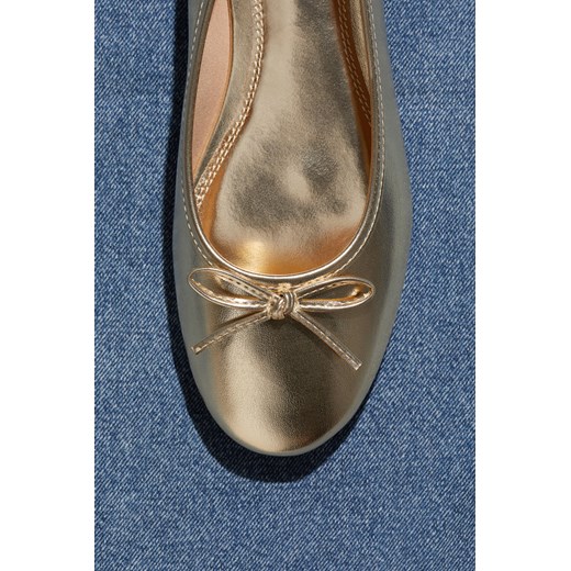 H & M - Baleriny - Złoty H & M 38 H&M