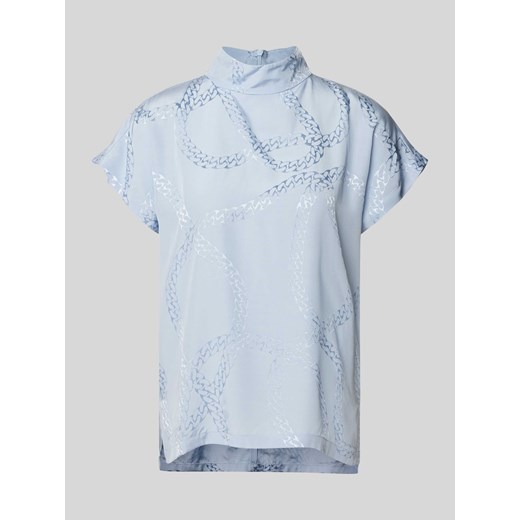 Bluzka z wiskozy ze wzorem na całej powierzchni model ‘Caneli’ ze sklepu Peek&Cloppenburg  w kategorii Bluzki damskie - zdjęcie 170117648
