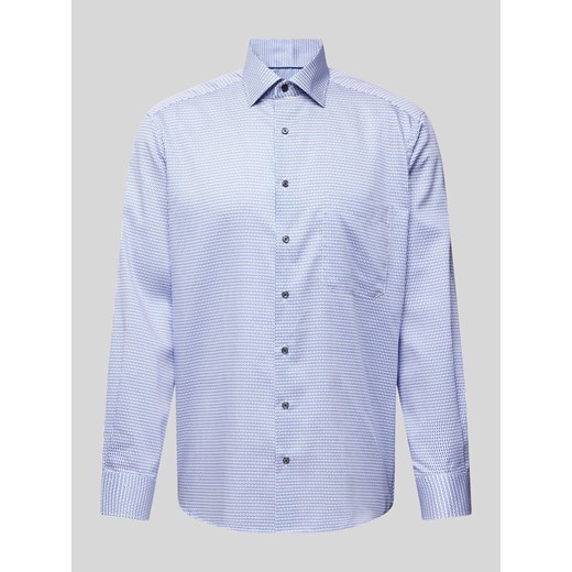 Koszula biznesowa o kroju comfort fit z kołnierzykiem typu kent ze sklepu Peek&Cloppenburg  w kategorii Koszule męskie - zdjęcie 170117796