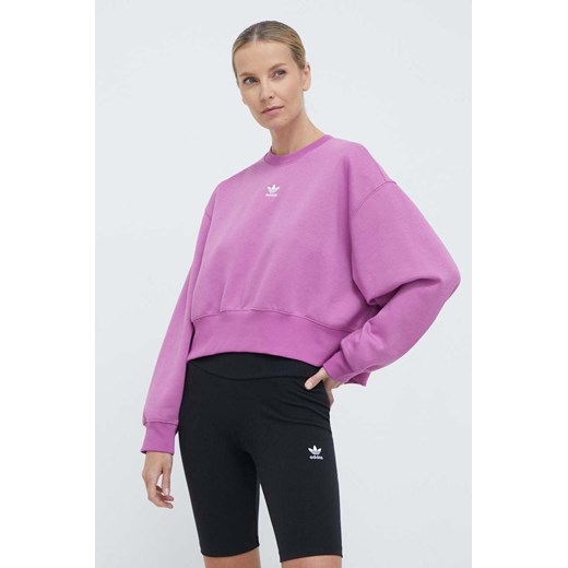 adidas Originals bluza Adicolor Essentials Crew Sweatshirt damska kolor różowy XXS PRM